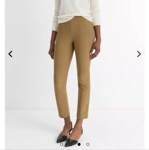 Vince Italian Cotton-blend Stitch-front Seam Legging | Oakwood | XS | Like New!